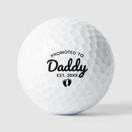 Befördert zu Daddy Personalisierte Schwangerschaft Golfball