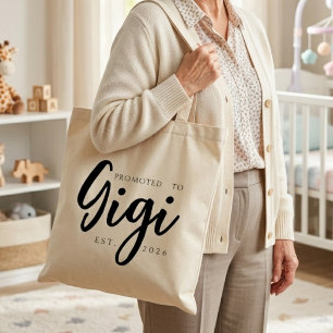 Befördert zu Gigi Chic Everyday-Schrift Tragetasche