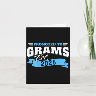 Befördert zu Gramm geschätzt 2026 neue Oma wird 26 Karte