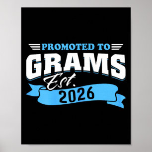 Befördert zu Gramm geschätzt 2026 neue Oma wird 26 Poster
