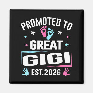 Befördert zu Great Gigi Est 2026 Schwangerschaft b Magnet