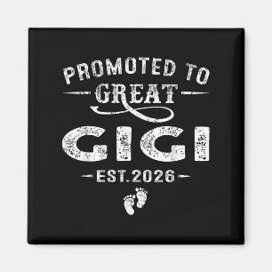 Befördert zu Great Gigi Est 2026 Schwangerschaftsa Magnet