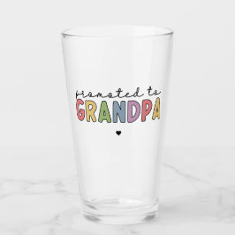 Befördert zu Großvater New Opad zu Geschenken Glas