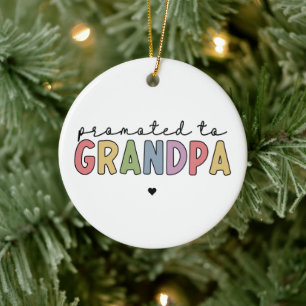 Befördert zu Großvater New Opad zu Geschenken Keramik Ornament