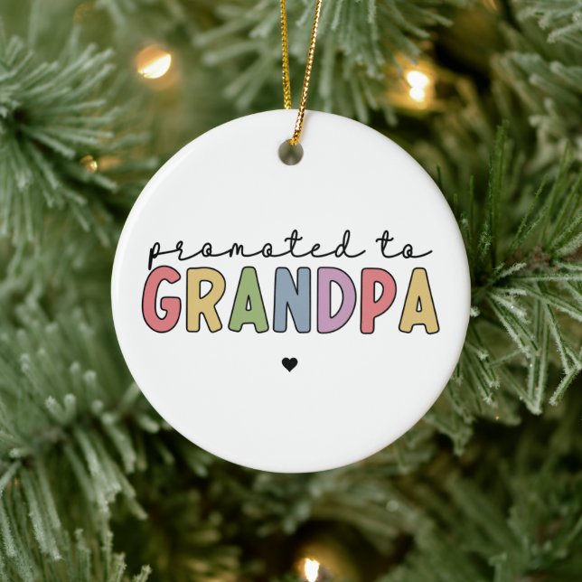 Befördert zu Großvater New Opad zu Geschenken Keramik Ornament (Baum)