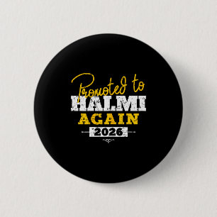 Befördert zu Halmi 2026 Herz Oma 2. Enthüllung Button
