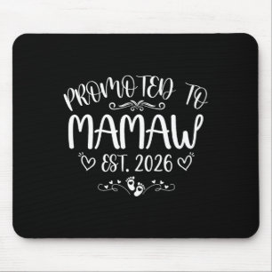 Befördert zu Mamaw Est 2026 Erstmalige Mutter Mutt Mousepad