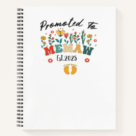 Befördert zu Memaw est. 2025: Ein Sonderjahr für e Notizbuch
