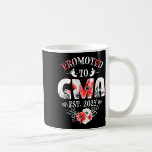 Befördert zu Oma Est 2027 Frauen Floral Erste Zeit Kaffeetasse
