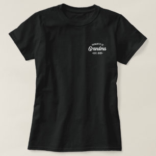 Befördert zu Oma est. Ankündigung 2025 T-Shirt