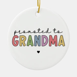 Befördert zu Oma New Oma als Geschenke Keramik Ornament