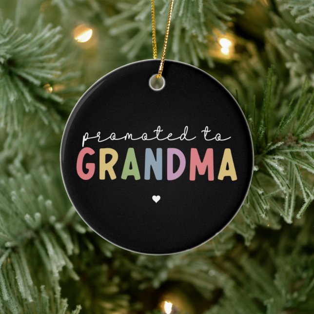 Befördert zu Oma New Oma als Geschenke Keramik Ornament (Baum)