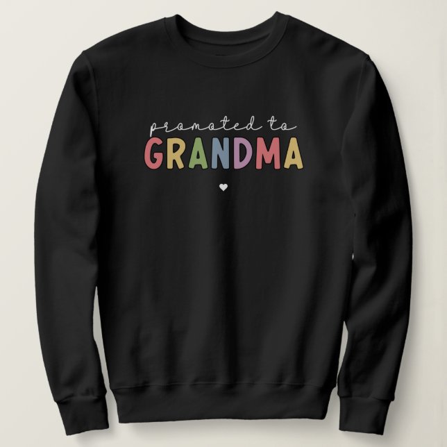 Befördert zu Oma New Oma als Geschenke Sweatshirt (Design vorne)