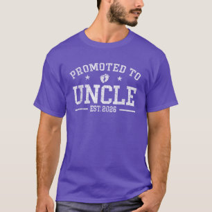 Befördert zu Onkel est. 2026 Funny Family Baby 202 T-Shirt