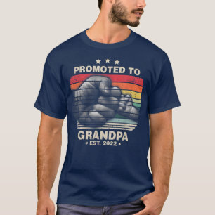 Befördert zu Opa Est 2022 Männer Vintager First Ti T-Shirt