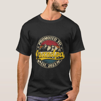 Befördert zu Opa Est 2023 New Opa First Gra T-Shirt
