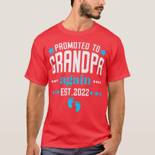 Befördert zu Opa Wieder Est 2022 Es ist ein Junge T-Shirt