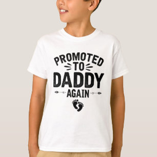 Befördert zu Papa wieder Vintager Vatertag für D T-Shirt