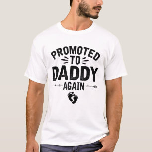 Befördert zu Papa wieder Vintager Vatertag für D T-Shirt