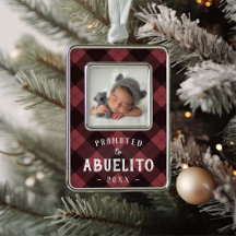 Befördert zum Abuelito Baby Foto