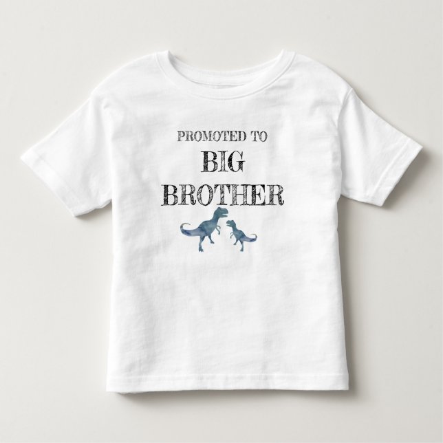 Befördert zum Big Brother Dinosaur Trex T - Shirt (Vorderseite)