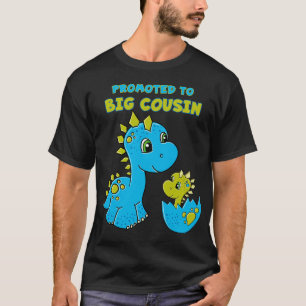 Befördert zum Big Cousin Boy Dinosaurier T-Shirt