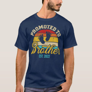 Befördert zum Bruder 2022 Vintages Retro T-Shirt