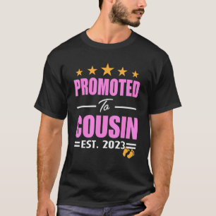 Befördert zum Cousin 2023 Niedlich wird ein großer T-Shirt