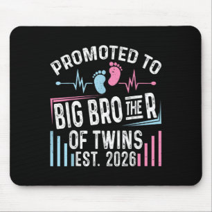 Befördert zum großen Bruder von Twins Est 2026 Bab Mousepad
