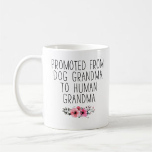 Befördert zum menschlichen Oma vom Hund Oma Funny Kaffeetasse