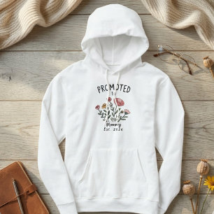 Befördert zum Mommy Botanical Mama Era Design Hoodie