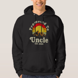 Befördert zum Onkel 2022 zum ersten Mal Vatertag n Hoodie