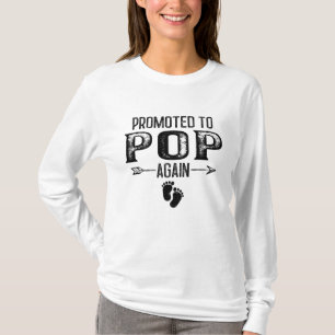 Befördert zum Pop wieder Vintager Vatertag für Vat T-Shirt