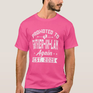 Befördert zum Schwiegervater 2025 Schwangerschaft T-Shirt