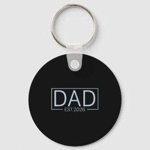 Befördert zum Vater Est 2026 für New Daddy Boy Bab Schlüsselanhänger