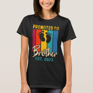 Befördert zur Bruderschaft 2023 Babydusche der Sch T-Shirt