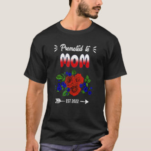 Befördert zur Mama wieder Junge Mutter Mütter Tag  T-Shirt