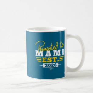 Befördert zur Mami est 2026 Herz neue Tante Reveal Kaffeetasse