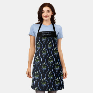 Befördert zur Oma Floral Ribbon Backen Schürze