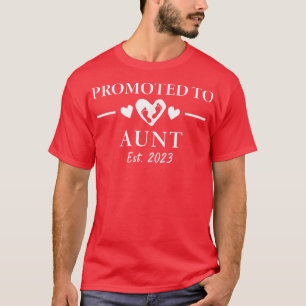 Befördert zur Tante 2023 Tante Schwangerschaft Ank T-Shirt