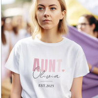 Befördert zur Tante EST 2025 | Personalisiertes Ni