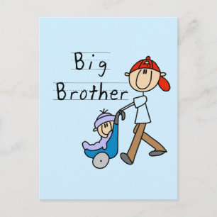 Beförderung von Big Brother Tshirts und Geschenken Postkarte