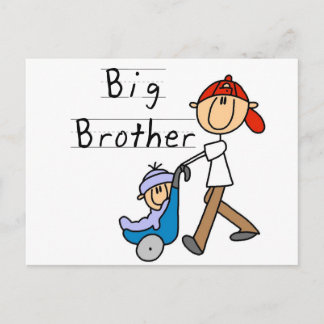 Beförderung von Big Brother Tshirts und Geschenken Postkarte