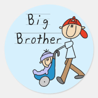 Beförderung von Big Brother Tshirts und Geschenken Runder Aufkleber
