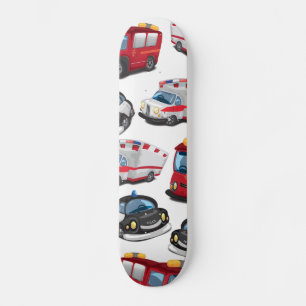 Beförderung von Polizei, Ambulanz und Feuerwehr Skateboard