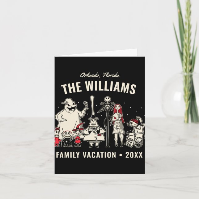 Before Christmas Family Vacation  Karte (Vorderseite)