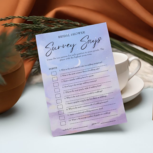 Befragung zu Cloud 9 Brautparty: Spielkarte Einladung (Von Creator hochgeladen)