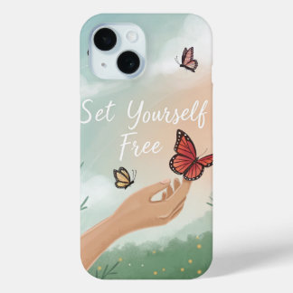 „Befreie dich selbst – Schmetterlings-Freilassungs Case-Mate iPhone Hülle