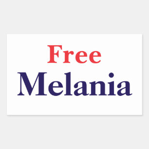 Befreie Melania Rechteckiger Aufkleber