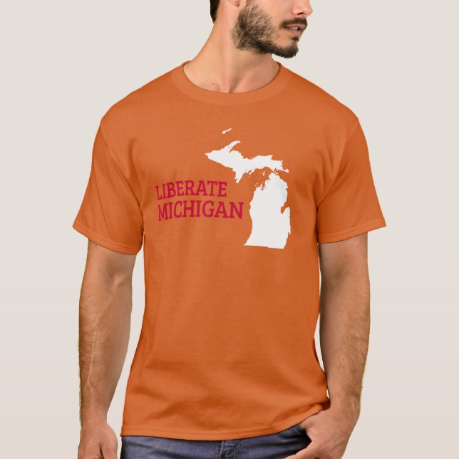 Befreie Michigan 3 T-Shirt (Vorderseite)